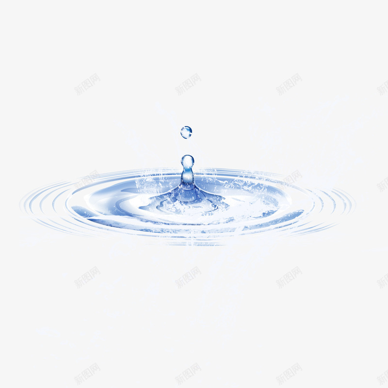 水元素精美水滴水纹psd免抠素材_新图网 https://ixintu.com 水圈 水滴 水纹 波纹