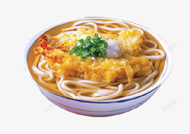 海鲜虾面png免抠素材_新图网 https://ixintu.com 汤粉 海鲜 粉 美食 虾 面条 香菜