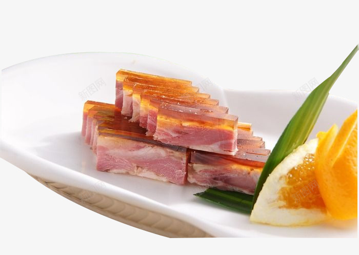 水晶蹄冻png免抠素材_新图网 https://ixintu.com 产品实物 猪腿肉 猪蹄 菜肴