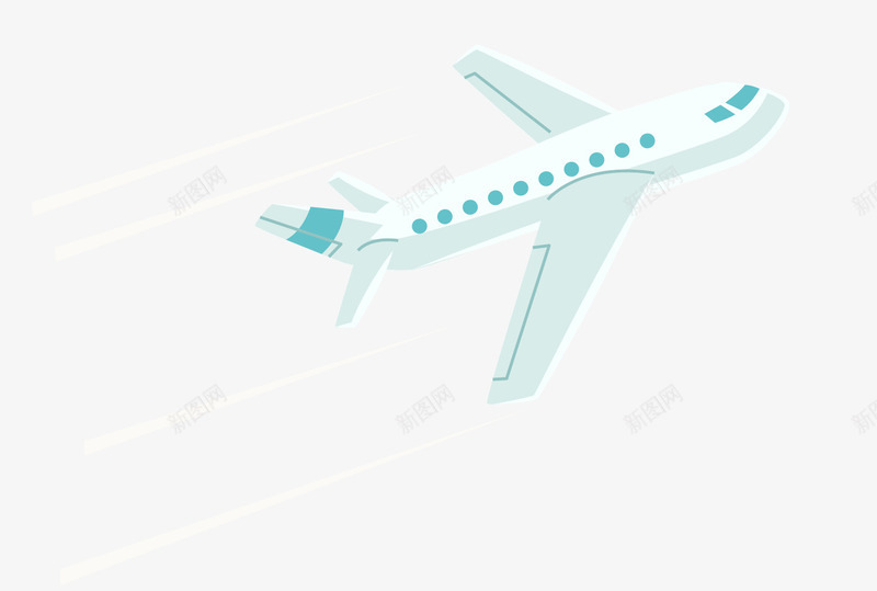 卡通手绘飞机psd免抠素材_新图网 https://ixintu.com 卡通 度假 手绘 旅行 航线 设计 飞机 飞航 飞行