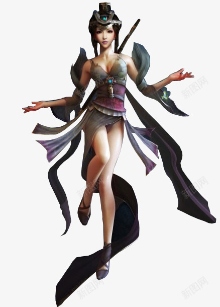 红衣短裙性感女子彩绘png免抠素材_新图网 https://ixintu.com 女子 彩绘 性感 短裙 红衣