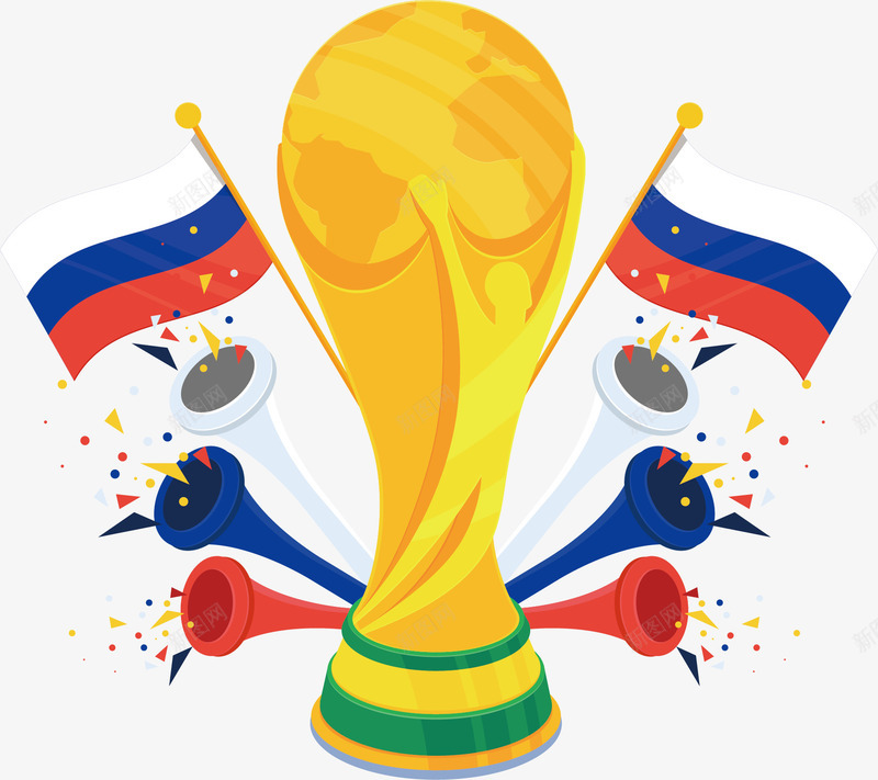 世界杯奖杯插画装饰png免抠素材_新图网 https://ixintu.com 世界杯 世界杯奖杯 昂扬青春 足球 足球运动 踢足球插画装饰 青春飞扬