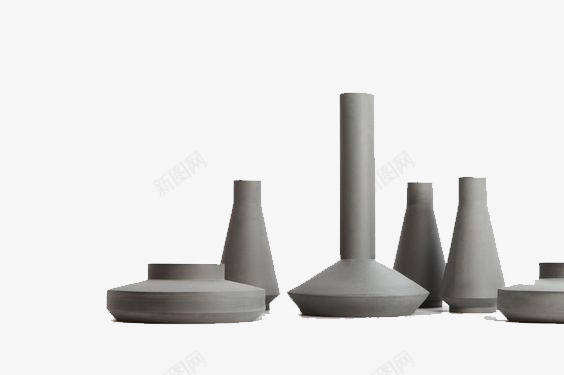 灰色泥质陶器png免抠素材_新图网 https://ixintu.com 文艺 泥质陶器 瓶子 简约 艺术 花瓶 陶瓷