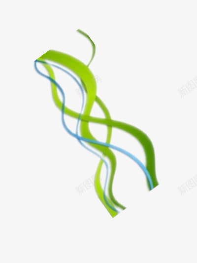 绿色波纹装饰png免抠素材_新图网 https://ixintu.com 波纹元素 波纹图形 绿色元素 装饰图案