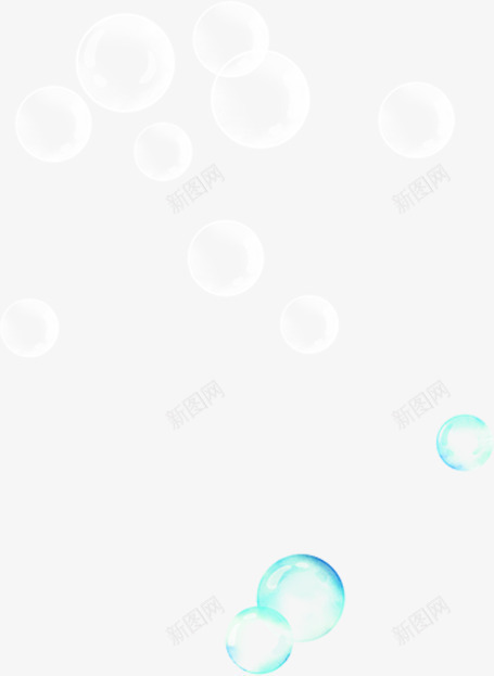摄影气泡效果白色png免抠素材_新图网 https://ixintu.com 摄影 效果 气泡 白色