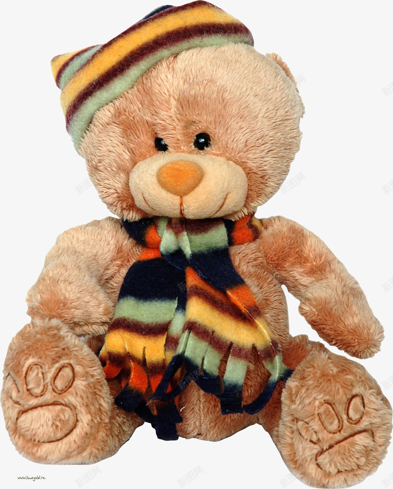 布偶熊png免抠素材_新图网 https://ixintu.com 呆呆熊 小熊仔 小熊布娃娃 棕熊 熊仔