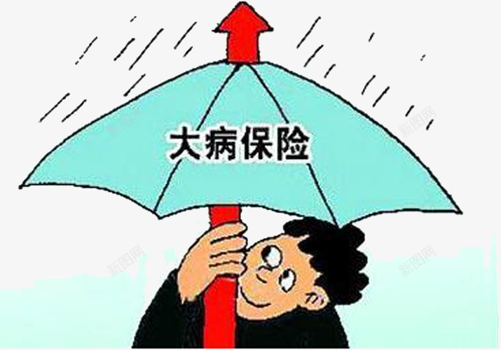 风雨不怕png免抠素材_新图网 https://ixintu.com 依靠 医保 报销 躲避 风雨