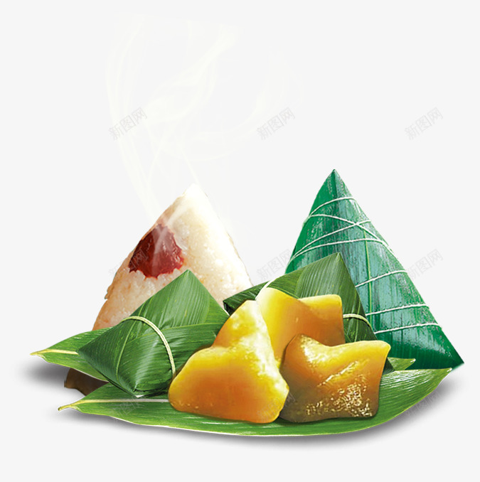 粽子psd免抠素材_新图网 https://ixintu.com 淘宝 端午节 粽子