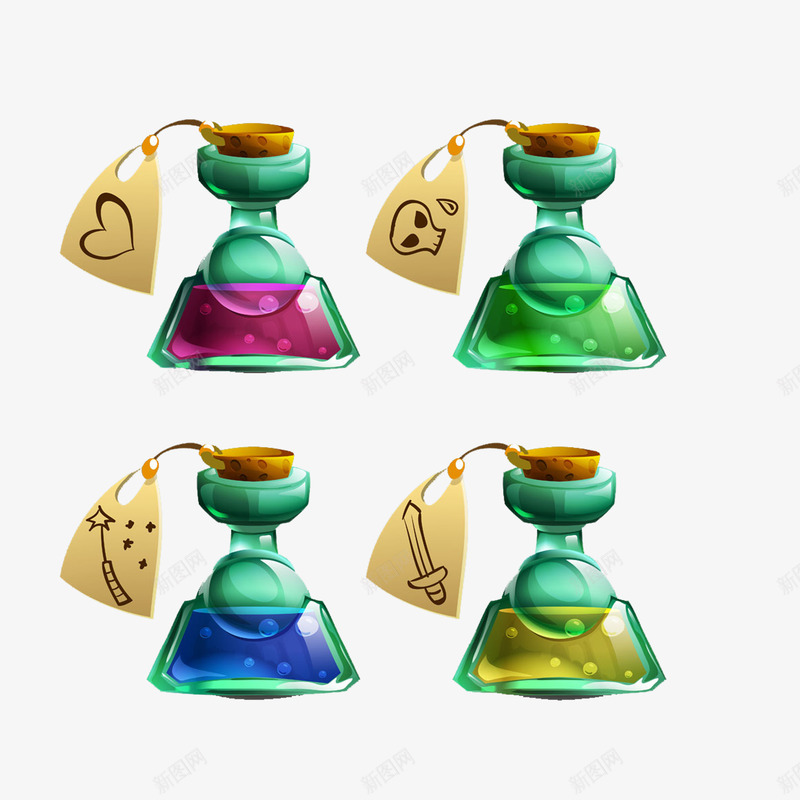 游戏药水png免抠素材_新图网 https://ixintu.com 增益游戏道具 常规游戏道具 游戏药剂道具 游戏道具 游戏道具药水 游戏道具药水瓶 网游游戏道具 网络游戏游戏道具 附加游戏道具