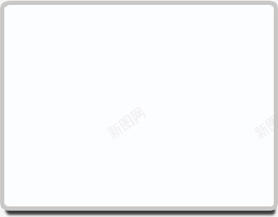 白色方框边框png免抠素材_新图网 https://ixintu.com 图形框 图形框框 圆角 灰色边框 白色 矩形 阴影