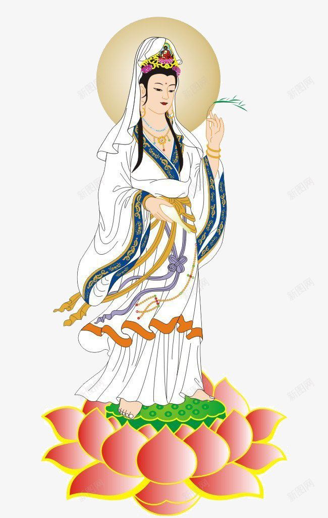 观音菩萨psd免抠素材_新图网 https://ixintu.com 佛主 佛教 佛画 如意观音 菩萨 观音 观音菩萨图片