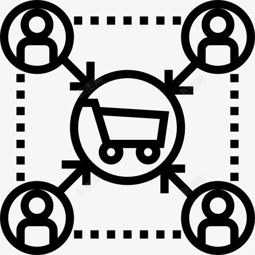 会员图标png_新图网 https://ixintu.com SEO和网络 业务 市场 组织 结构 网上商店 联盟 连接