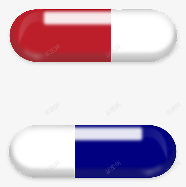 简约胶囊手绘png免抠素材_新图网 https://ixintu.com 医护 医疗 救治 生命 药品