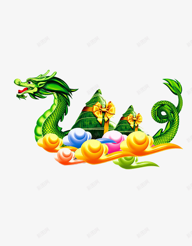 赛龙船psd免抠素材_新图网 https://ixintu.com 端午节 赛龙船 龙舟