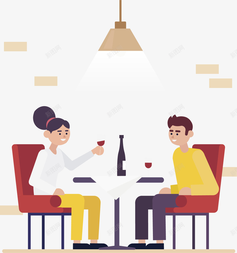 情侣餐厅吃饭约会矢量图ai免抠素材_新图网 https://ixintu.com canting 一男一女 吃饭 坐在餐桌前 情侣 情侣吃饭 情侣约会 矢量png 矢量图 约会 约会吃饭 面对面情侣