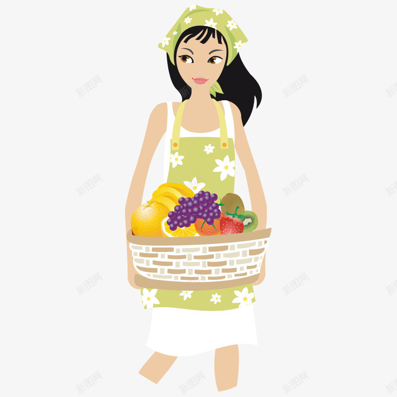 卡通人物人物png免抠素材_新图网 https://ixintu.com 人物 卡通 卡通人物 女孩 性感 插画 水果
