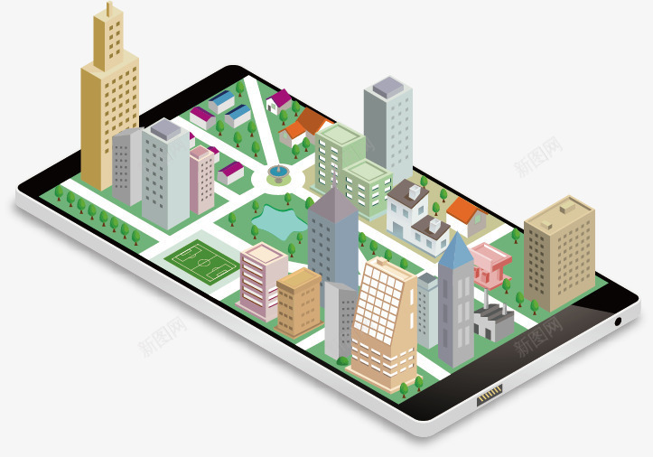 手机上的创意建筑高楼城镇都市地png免抠素材_新图网 https://ixintu.com 创意建筑 地产 城镇 手机上 手机上的创意建筑高楼城镇都市地产免费下载 都市 高楼