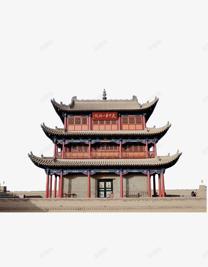 天下第一雄楼台png免抠素材_新图网 https://ixintu.com 古城 古城楼 古风 城楼 建筑 旅游 楼台