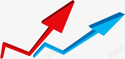 业绩提升对比png免抠素材_新图网 https://ixintu.com PPT 信息图 卡通 数据图 爬升 箭头