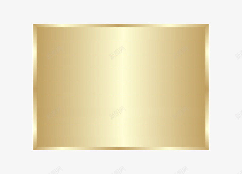 公司铜牌png免抠素材_新图网 https://ixintu.com 公司 公司铜牌 简约 金色 铜牌