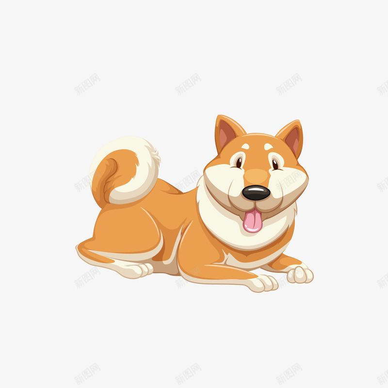 卡通可爱小狗矢量图eps免抠素材_新图网 https://ixintu.com 卡通 卡通动物 卡通的 可爱 可爱动物 可爱的动物 小狗 矢量图