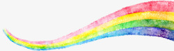 涂鸦春季彩色儿童涂鸦彩虹高清图片