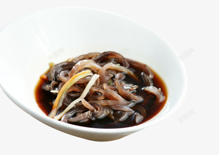 三合拌海参png免抠素材_新图网 https://ixintu.com 凉拌 海鲜 酱油
