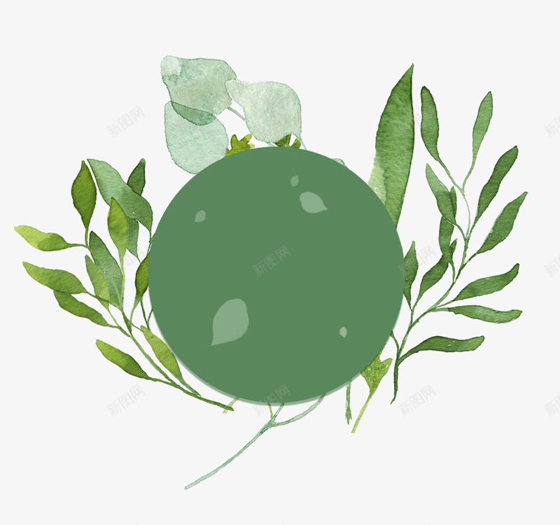 春季绿色装饰主题底纹png免抠素材_新图网 https://ixintu.com 主题 底纹 春季 绿色