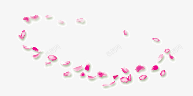 漂浮花瓣png免抠素材_新图网 https://ixintu.com 情人节 浪漫 粉色 花瓣 面膜 香水