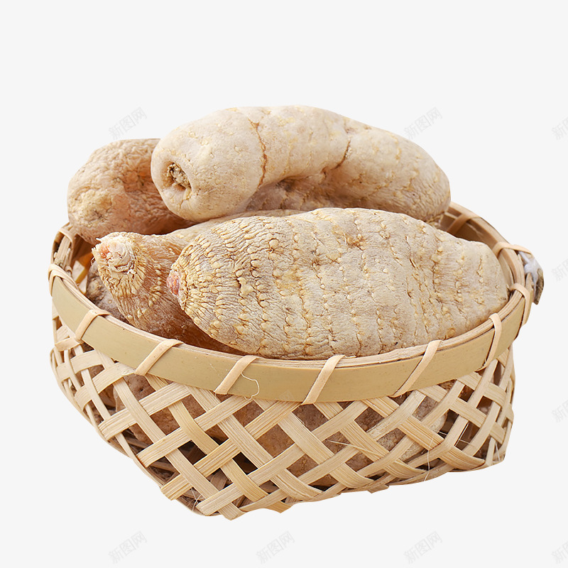 一竹篮天麻png免抠素材_新图网 https://ixintu.com 一竹篮天麻 产品实物 天麻 天麻干