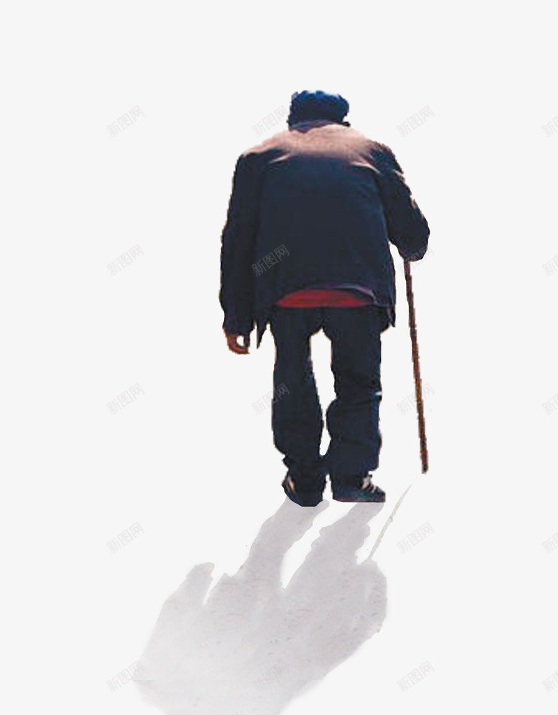 孤独老人背景png免抠素材_新图网 https://ixintu.com 孤独 弱势群体 老人 老人背景