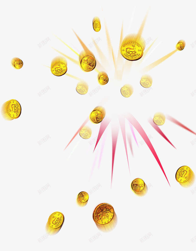 终极大奖png免抠素材_新图网 https://ixintu.com 中奖 圆形 终极大奖 金币 飘钱币