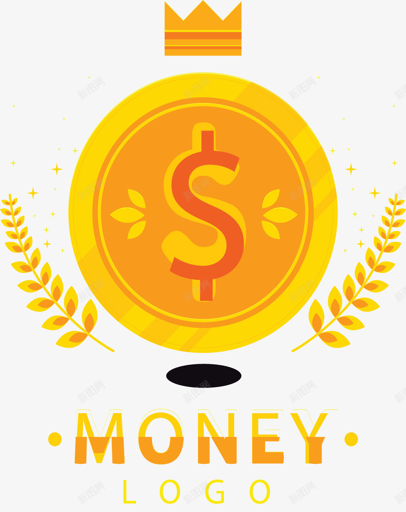 金色互联网比特币矢量图ai免抠素材_新图网 https://ixintu.com 互联网 比特币 矢量png 网络金融 金色货币 金融 矢量图