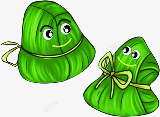 端午节粽子表情可爱装饰png免抠素材_新图网 https://ixintu.com 可爱 图片 端午节 粽子 表情 装饰