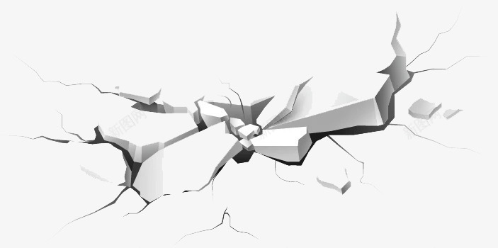 土地上的裂缝png免抠素材_新图网 https://ixintu.com PNG素材 免抠 塌陷 碎屑 立体裂缝 裂缝