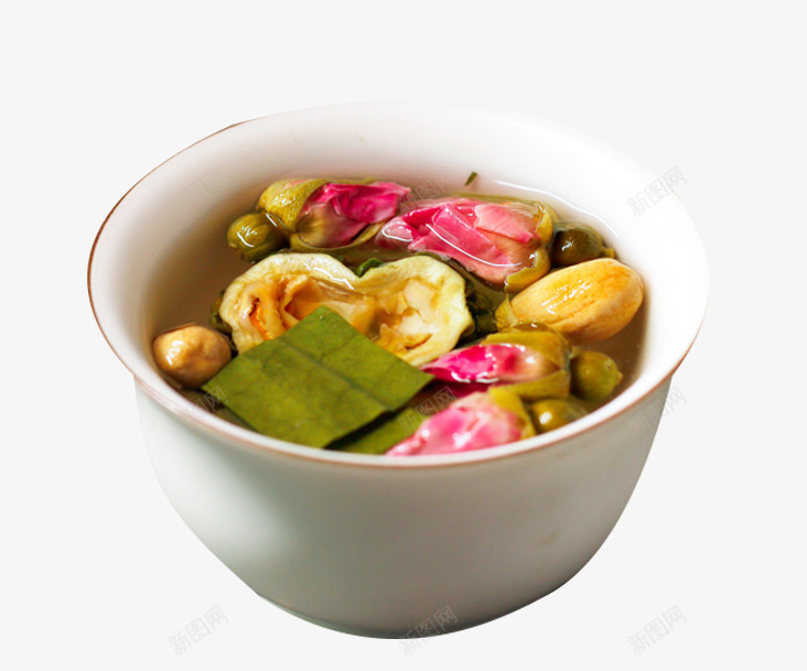 茶碗里的苦瓜茶png免抠素材_新图网 https://ixintu.com 一碗花茶 去火花草茶 清新苦瓜茶 花草茶茶水 苦瓜片 苦瓜花茶