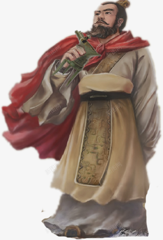 曹操png免抠素材_新图网 https://ixintu.com 东临碣石 中国风 手绘 曹操素材