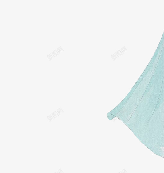 绿色飘荡纱布手绘古风png免抠素材_新图网 https://ixintu.com 古风 手绘 纱布 绿色 飘荡