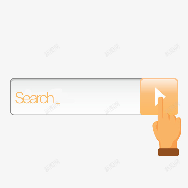 简约网站搜索符号图标psd_新图网 https://ixintu.com 搜索图标 搜索框 搜索符号 简约 网站 黄色