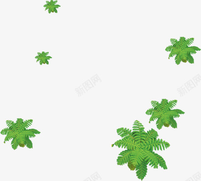 春季黄色植物小草树叶png免抠素材_新图网 https://ixintu.com 春季 树叶 植物 黄色