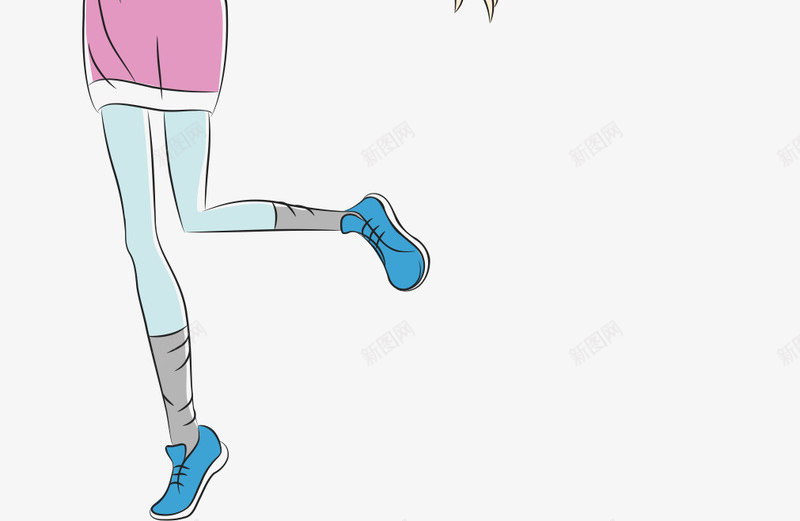 高兴的女孩png免抠素材_新图网 https://ixintu.com 女生 少女 时尚 矢量人物 矢量女人 美女 高兴的人