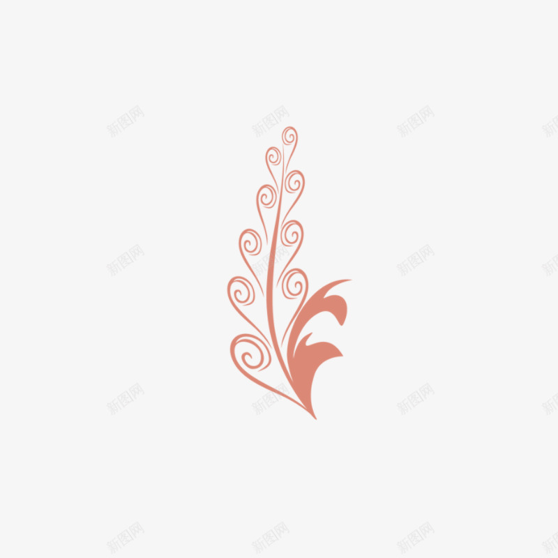 花朵卷卷花花植物插画png免抠素材_新图网 https://ixintu.com 卷卷的花花 插画 植物 素材 花 花花 花花素材