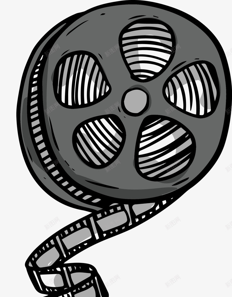 电影胶卷矢量图eps免抠素材_新图网 https://ixintu.com 娱乐 怀旧 文艺晚会 消遣 电影 矢量图