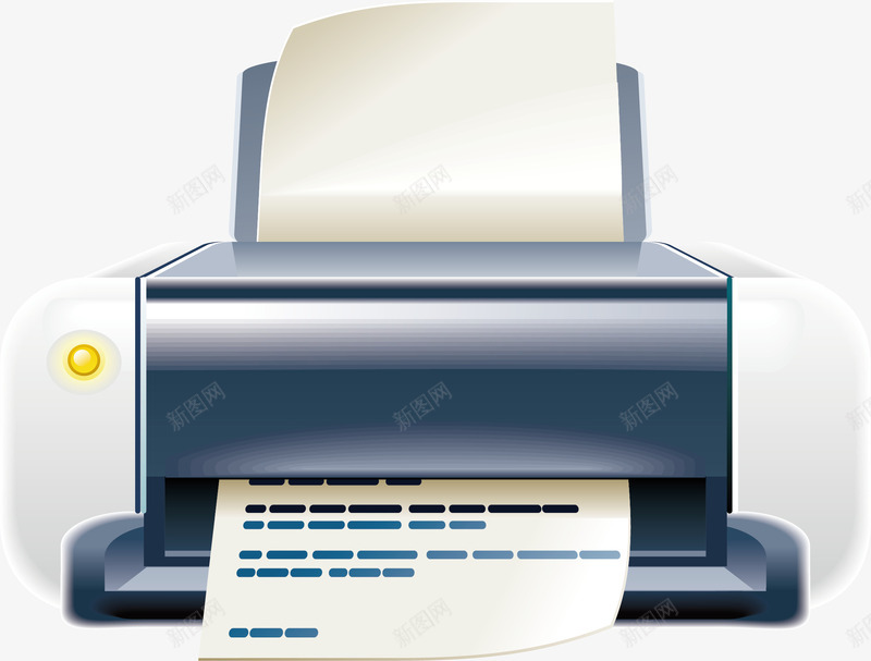 手绘办公室传真机矢量图ai免抠素材_新图网 https://ixintu.com 传真机 免费png 免费素材 办公用品 电器 矢量图