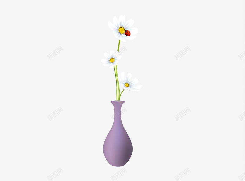 紫色花瓶插花矢量图ai免抠素材_新图网 https://ixintu.com 一枝花 七叶 插花 日式插花 矢量图 矢量插花图 矢量花卉 花卉 花朵 鲜花