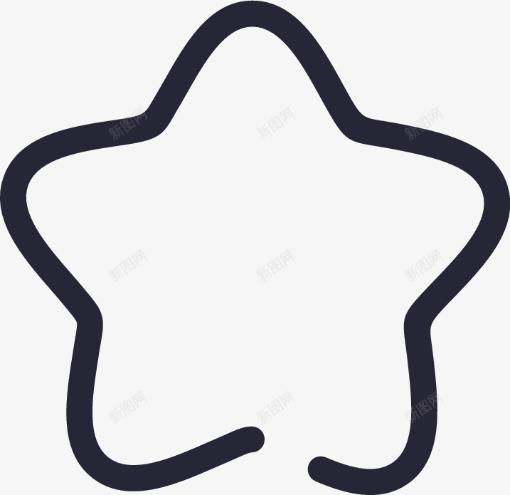 天鲜到ICON收藏未选中图标png_新图网 https://ixintu.com