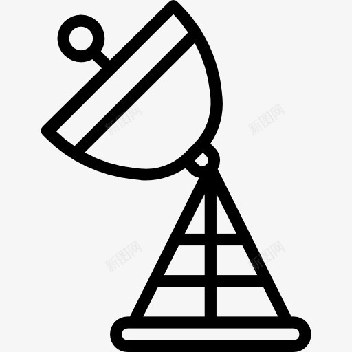 卫星天线图标png_新图网 https://ixintu.com WiFi信号 信号 卫星天线 无线WIFI 无线互联网 无线连接 连接