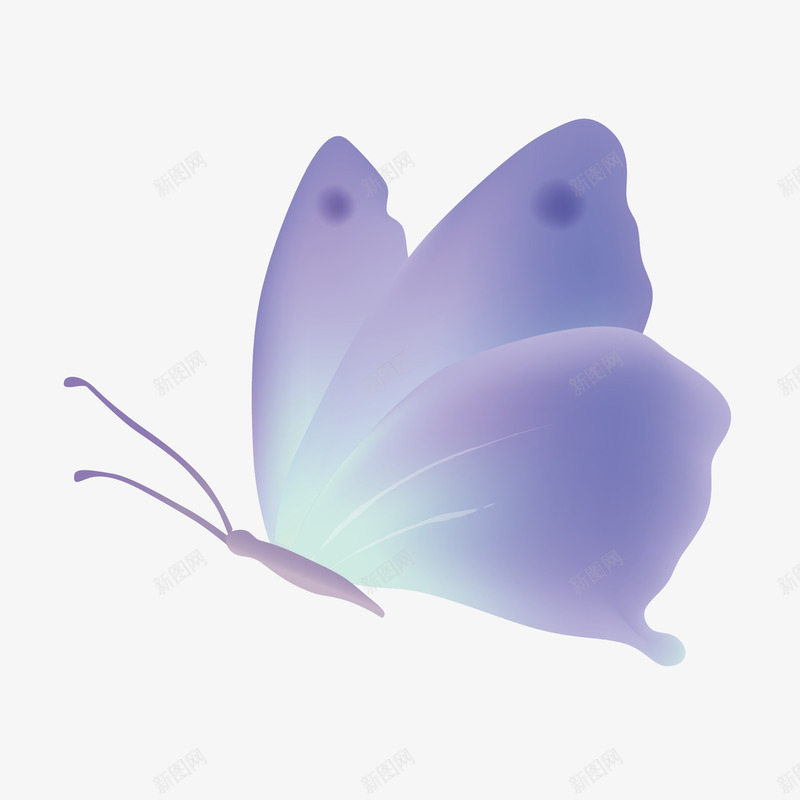 紫色科幻的小蝴蝶png免抠素材_新图网 https://ixintu.com 免抠图 效果图 昆虫 科幻 紫色蝴蝶 蝴蝶 装饰图 装饰画
