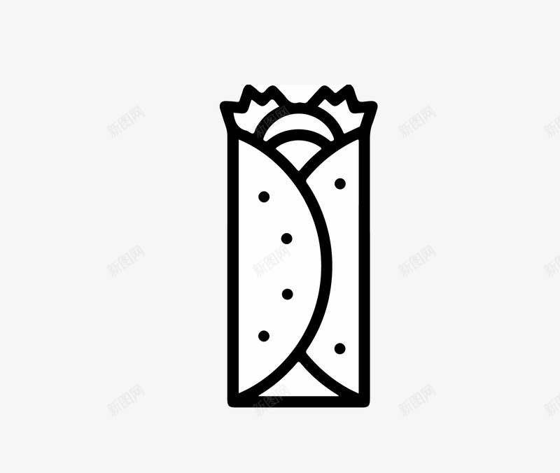 卤肉卷图标png_新图网 https://ixintu.com icon 卡通 卤肉卷 图标 手绘 插图 特色小吃 肉 食物 饼 鸡蛋卷