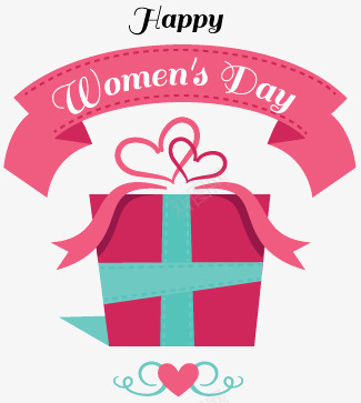 清新妇女节标签png免抠素材_新图网 https://ixintu.com day happy womens 丝带 妇女节 标签 礼物